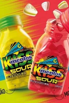 Imagem: Mentos Kiss ganha novas versões
