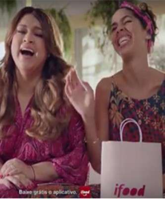 Imagem: iFood Lança Comercial com Preta e Bela Gil