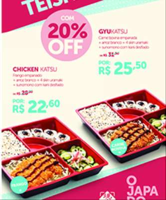 Imagem: Gendai Lança Novos Pratos com 20% de Desconto