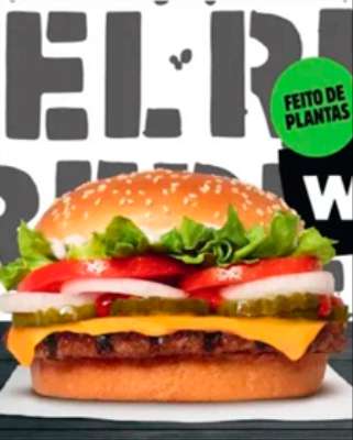 Imagem: Lanche com Hambúrguer Vegano é Novidade no BK