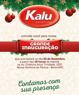 Imagem: Kalu Antecipa Inauguração em Betim (MG)
