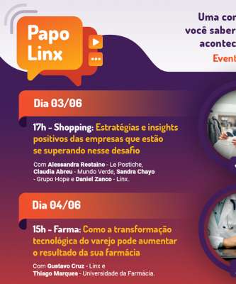 Imagem: Shoppings e Farmácias São Tema do Papo Linx