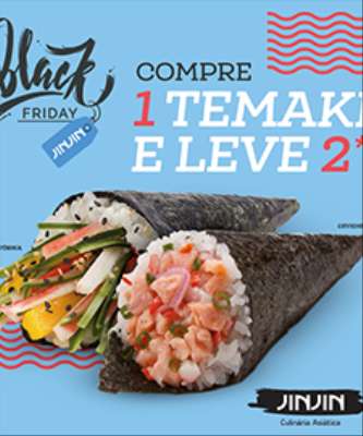 Imagem: Jin Jin Oferece Promoção de Temaki