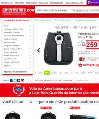 Imagem: Americanas.com Lança Promoção