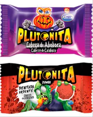 Imagem: Arcor Entra para o Halloween com Plutonita