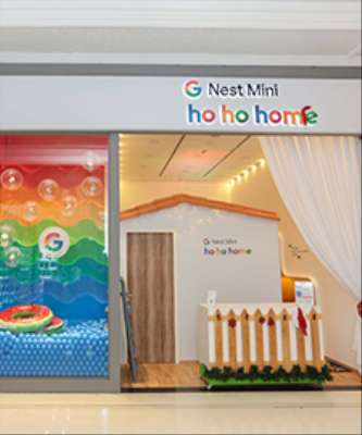 Imagem: Google Nest Mini no Shopping Pátio Higienópolis