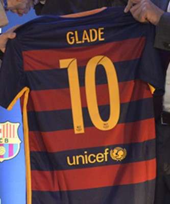 Imagem: Glade Anuncia Parceria Com FC Barcelona