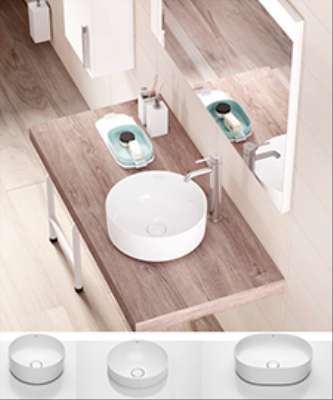 Imagem: Roca Cria Linha Inspira Round em Fineceramic