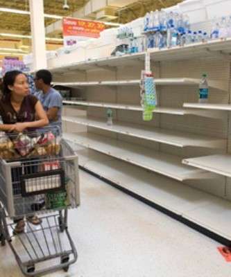 Imagem: Falta Mercadoria no Varejo