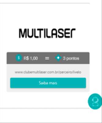 Imagem: Produtos Multilaser Valem Pontos na Livelo