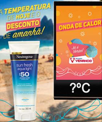 Imagem: Venancio Converte Temperatura em Desconto