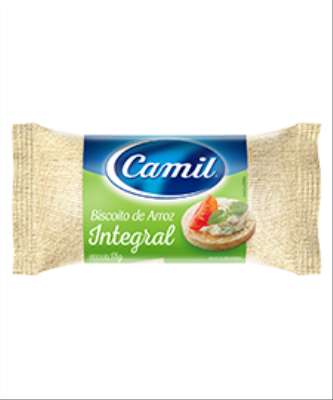 Imagem: Camil Expande Linha de Biscoitos de Arroz Integral