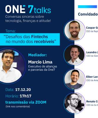 Imagem: One7 Discute Desafios das Fintechs nos Recebíveis