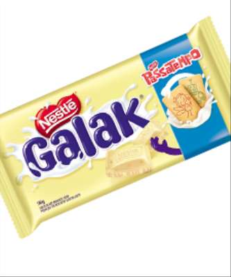 Imagem: Nestlé Une Tablete Galak e Biscoito Passatempo