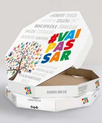 Imagem: Pizza Prime Incentiva Isolamento Social