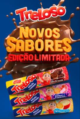 Imagem: Treloso Apresenta Mini Brownie, Bombom de Framboesa e Farinha Láctea