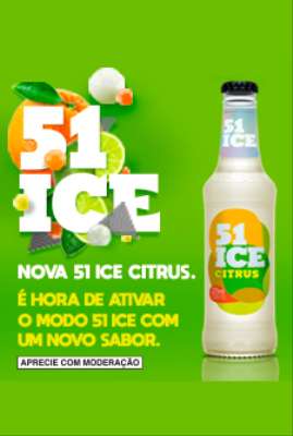 Imagem: A linha 51 Ice, o RTD da Cia Müller que é sucesso entre os jovens, agora tem novo sabor!
