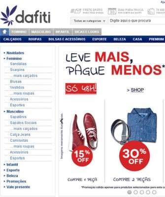 Imagem: Dafiti Aumenta Receita Líquida em 2014