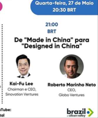Imagem: Evento Online Terá Participação de Kai-Fu Lee