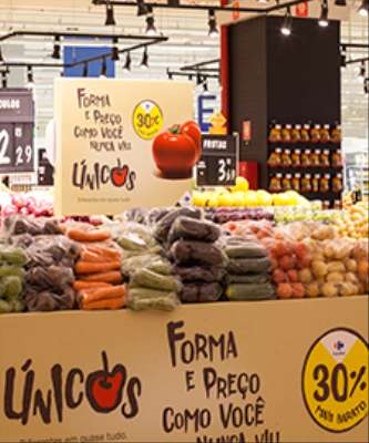 Imagem: Carrefour Dá Descontos para Alimentos Disformes