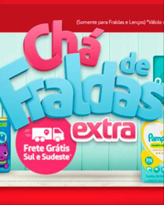 Imagem: Extra.com Promove Campanha para Bebês