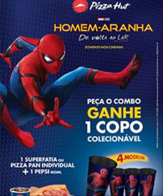 Imagem: Pizza Hut Traz Promoção do Homem-Aranha