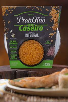 Imagem: Prato Fino Sabor Caseiro Apresenta Arroz Integral