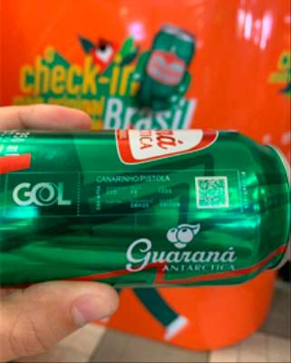 Imagem: Guaraná Antarctica Vira Cartão de Embarque