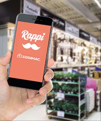 Imagem: Sodimac Fecha Parceria com a Rappi