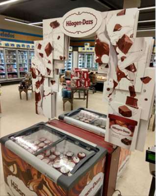 Imagem: Häagen-Dazs Instala Ilhas de Produtos em SP e RJ