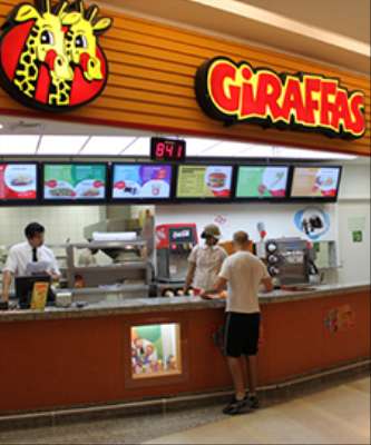 Imagem: Giraffas Lança Linha Magníficos