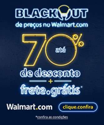 Imagem: Walmart.com Lança Blackout de Preços