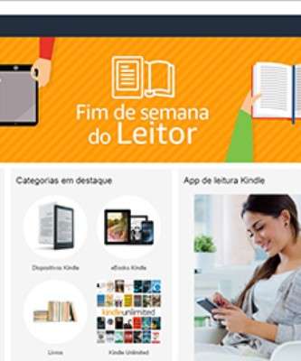 Imagem: Amazon.com.br Comemora o Dia do Leitor