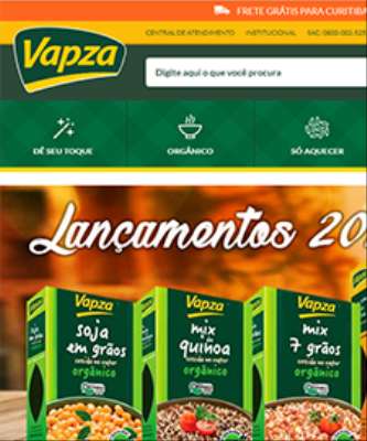 Imagem: Vapza Estreia Sua Loja Virtual