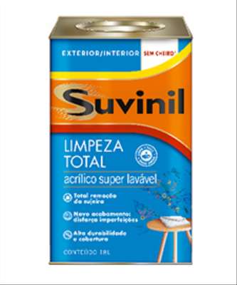 Imagem: Suvinil Inova com Tinta Lavável e Acabamento Fosco
