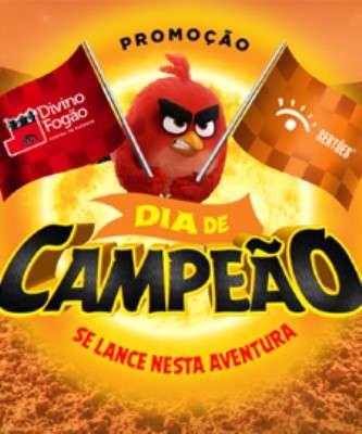 Imagem: Divino Fogão Fecha Parceria com Filme Angry Birds