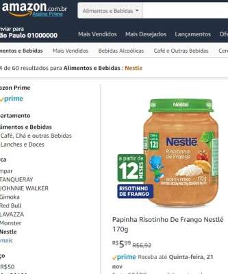 Imagem: Nestlé Disponibiliza Portfólio na Amazon
