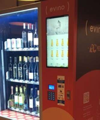 Imagem: Evino Investe em Vending Machines