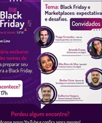 Imagem: Linx Discute Hoje (28) Expectativas do Varejo