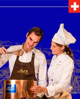Imagem: Lindt Premia com Viagem para Suiça e Federer