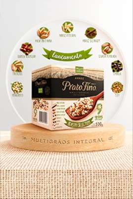 Imagem: Arroz Prato Fino Multigrãos é Composto de 9 Grãos Integrais