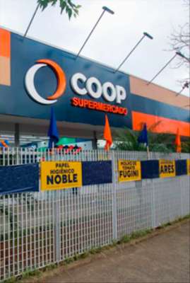 Imagem: Coop reinaugura loja com nova marca