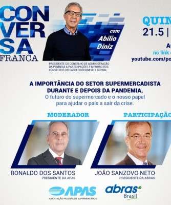 Imagem: Live com Abílio Diniz e Presidentes da Apas e Abras