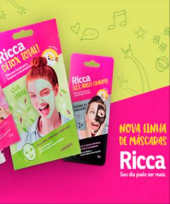 Imagem: Linha de Máscaras É a Novidade da Ricca