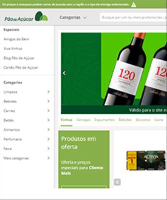 Imagem: Vendas do E-Commerce Alimentar do GPA Disparam