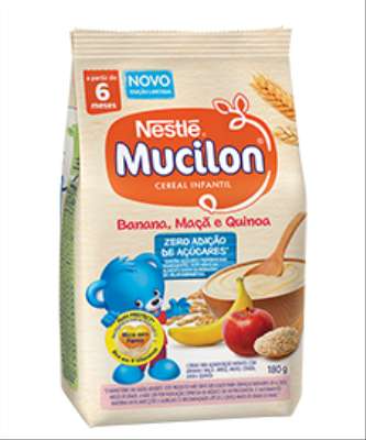 Imagem: Mucilon Ganha Versão Banana, Maçã e Quinoa