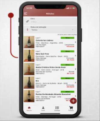 Imagem: Intelivino Business Digitaliza Venda da Bebida
