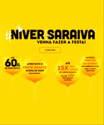 Imagem: Saraiva Dá Descontos no E-commerce