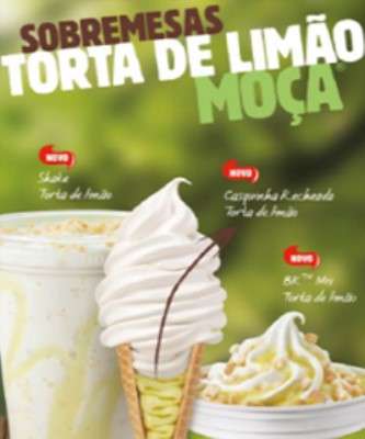 Imagem: Burger King Apresenta Nova Linha de Sobremesa