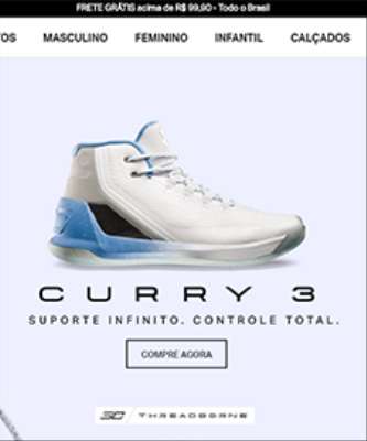 Imagem: Under Armour Repagina E-commerce